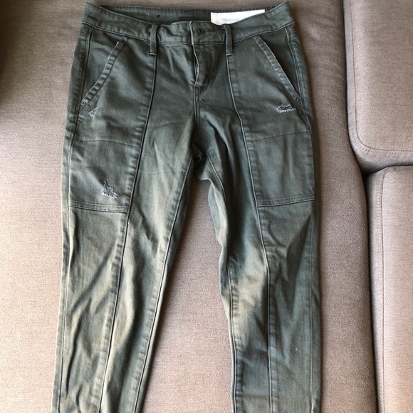 TREASURE & BOND - green ankle pants - Size 25 - Picture 2 of 3